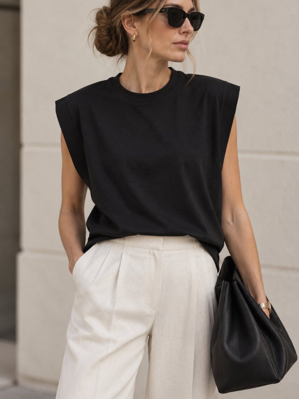 ZARA | Black Sleeveless Top – Women’s Large